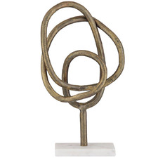 Antique Brass Rylen Aluminium Sculpture