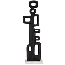 Black Izi Aluminium Sculpture