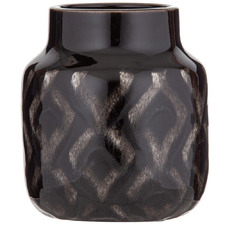 Black Shibori Ceramic Vessels (Set of 2)