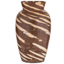 Chestnut Brazil Ceramic Vessel