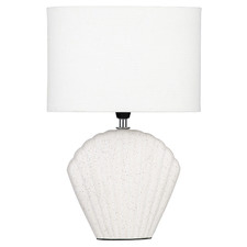 28cm Seashell Ceramic Table Lamp