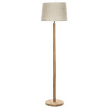 Briar Rubberwood Floor Lamp