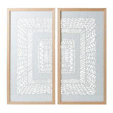 Delvone Framed Printed Wall Art Diptych (Set of 2)