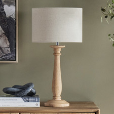 51cm Gallo Linen Table Lamp