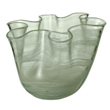16cm Rylan Wavy Glass Vase