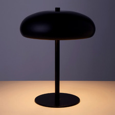 30cm Black Capron Iron Table Lamp