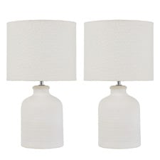 Grace Ceramic Table Lamps (Set of 2)