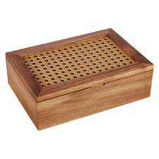 Embry Acacia Wood Tea Box