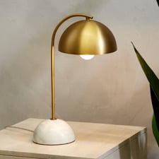 Atticus Metal & Marble Table Lamp