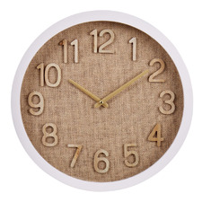 40cm Weston Linen Wall Clock