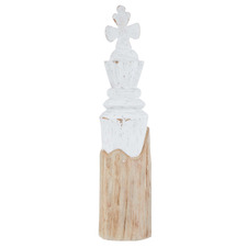 Chess King Mango Wood Sculpture