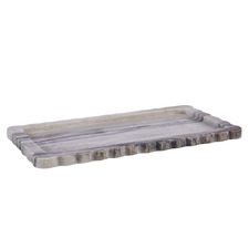 Smoky White Arlet Marble Decorative Tray