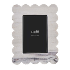 Smoky White Arlet Marble Photo Frame