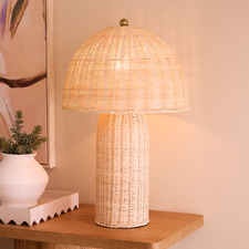 47cm Mirth Rattan Table Lamp