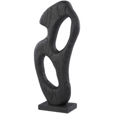 45cm Abstract Paulownia Wood Sculpture