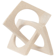 Interlinked Abstract Shapes Sculpture