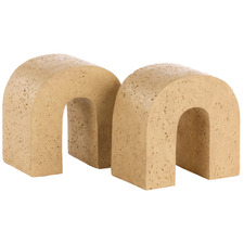 Caius Concrete Bookends (Set of 2)