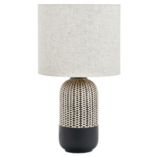 Altus Ceramic & Linen Table Lamp
