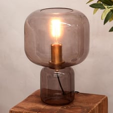 Hudson Glass Table Lamp