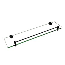 Ottimo Matte Black Glass Shower Shelf