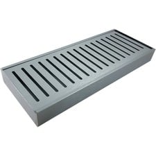 Grey Aluminium Linear Shower Grate