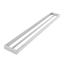 Omar Chrome Stainless Steel Double Towel Rail