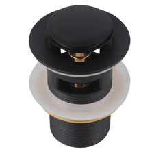 32mm Solid Brass Basin Pop-Up Waste with Overflow