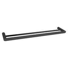 Rumia 600mm Stainless Steel Double Rail Towel Rail