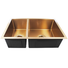 Cleopatra 710mm Double Stainless Steel Kitchen Sink