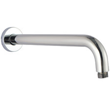 Euro 400mm Curved Wall Shower Arm