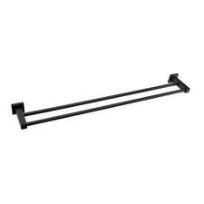 Ottimo 800mm Double Bar Wall Mounted Stainless Steel Towel Rail