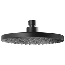 200mm Matte Black Round Shower Head