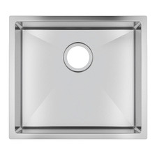 Melotte 500mm Single Silver Stainless Steel Kitchen Sink
