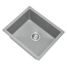 Carysil 530mm Single White Granite Composite Kitchen Sink