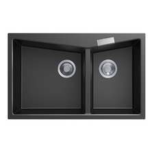 Carysil 800mm 1 & ¾ Granite Composite Kitchen Sink