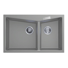 Carysil 800mm 1 & ¾ Granite Composite Kitchen Sink