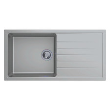 Carysil 1000mm Single Granite Kitchen Sink with Drainer