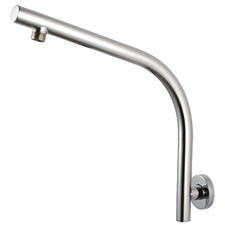 Euro Chrome Round Gooseneck Shower Arm