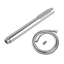 Chrome Hand-held Shower Head & Hose