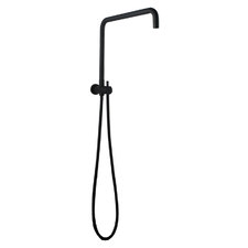 Matte Black Rail Shower