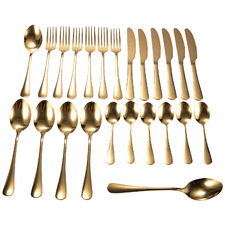 24 Piece Stainless Steel Cutlery Set