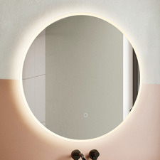 Silver Cargill Round LED Bathroom Mirror