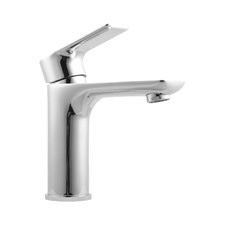 Macho Paddle lever Chrome Basin Mixer Tap