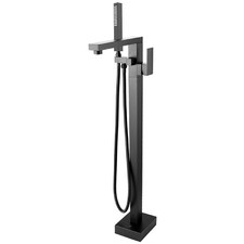 Ottimo Floor Mounted Bath Mixer With Hand-Held Shower