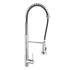 Tall Spring Pull-Out Kitchen Sink Mixer Tap