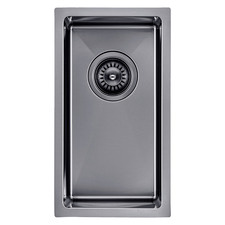 Deso 250mm Single Stainless Steel Kitchen Sink & Accessories Package