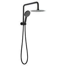 Colby Stainless Steel Short Twin Shower