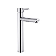 Euro 185mm Tall Round Basin Mixer