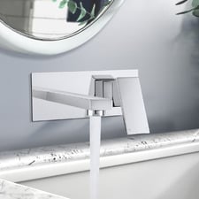 Ottimo 180mm Bath/Basin Wall Mixer Set
