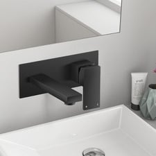Ottimo 180mm Bath/Basin Wall Mixer Set